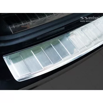   Avisa ezüst szatén acél lökhárítóvédő AUDI A6 C8 V Avant/S-Line/Allroad 2018-2023, FL.2023-2025, AUDI A6 C8 V Allroad 2019->