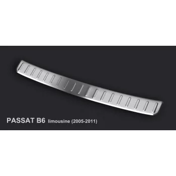   Avisa lökhárítóvédő VOLKSWAGEN PASSAT B6 Limousine 2005-2010 acél ezüst szatén