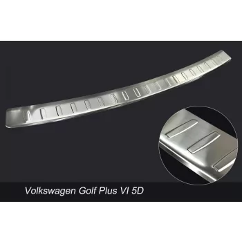   Avisa ezüst szatén acél lökhárítóvédő VOLKSWAGEN GOLF PLUS VI 5d 2009- 11.2012