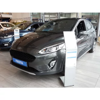   Avisa ezüst szatén acél lökhárítóvédő FORD FIESTA MK8 5d/3d/Active/Vignale/ST 2017->, FORD FOCUS III hatchback 5D/ST-Line Fl. 2014-2018