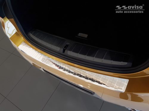 Avisa lökhárítóvédő BMW X2 F39 M-pakiet 2018->acél ezüst szatén