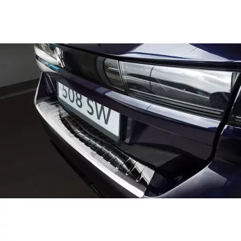   Avisa ezüst szatén acél lökhárítóvédő PEUGEOT 508 II SW 2018-2023 Fl.2023
