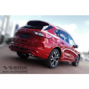   Avisa ezüst szatén acél lökhárítóvédő FORD KUGA III ST-Line/Hybrid/Vignale 2019-2024, FL 2024->