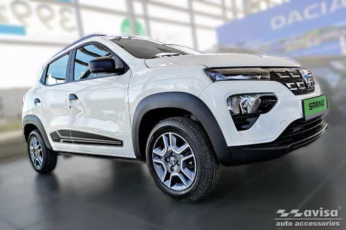 Avisa ezüst szatén acél lökhárítóvédő DACIA SPRING hatchback 5D 2021- 2024