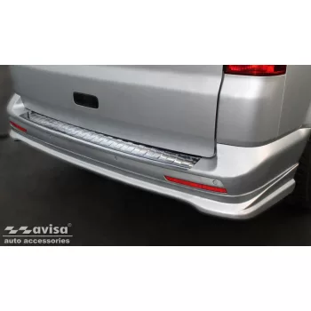   Avisa ezüst szatén acél lökhárítóvédő TRANSPORTER T5 Multivan, Caravelle 2003-2012; FL2012-2015, TRANSPORTER T6 2015-2019, FL2019-2024
