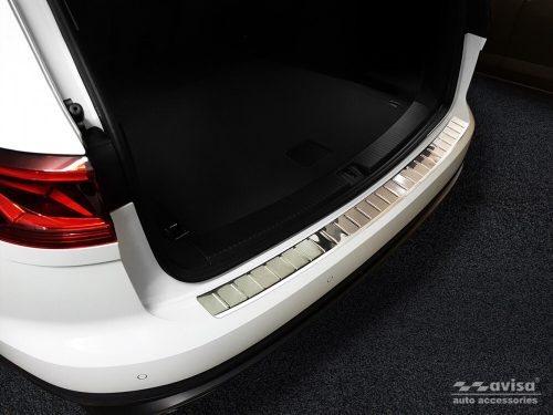 Avisa ezüst szatén acél lökhárítóvédő VOLKSWAGEN TOUAREG III 2018-2023 FL 2023->