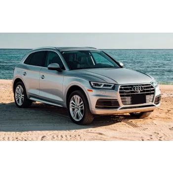   Avisa ezüst szatén acél lökhárítóvédő AUDI Q5 II 2016-2020, FL2020-2024