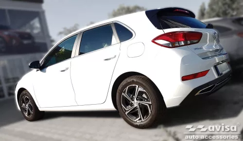 Avisa ezüst szatén acél lökhárítóvédő HYUNDAI i30 III hatchback 5D FL2020->