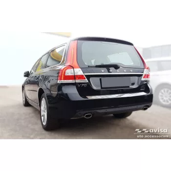   Avisa ezüst szatén acél lökhárítóvédő VOLVO V70 III FL2014-2016