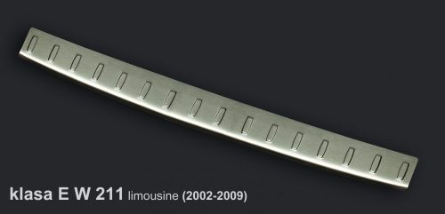 Avisa lökhárítóvédő MERCEDES E Class W211 Limousine 2002-2009 acel ezüst szaten