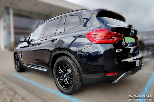 Avisa lökhárítóvédő BMW iX3 (G08) 2020->acél ezüst szatén