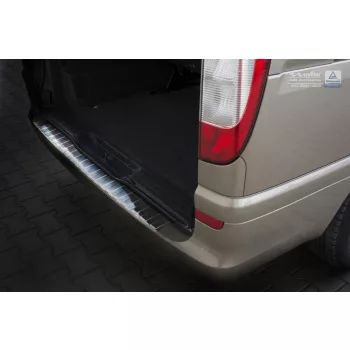   Avisa ezüst szatén acél lökhárítóvédő MERCEDES W639 VITO/VIANO 2003-2014