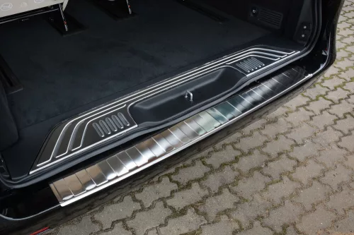 Avisa ezüst szatén acél lökhárítóvédő MERCEDES V Class W447/VITO III/Marco Polo 2014-2019, FL2019-2024, FL 2024->