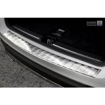   Avisa ezüst szatén acél lökhárítóvédő MERCEDES GLC (X253) 5D/Hybrid 2015-2019, FL2019-2022