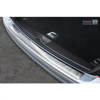   Avisa ezüst szatén acél lökhárítóvédő MERCEDES C Class W204 T-Model 2011-2014