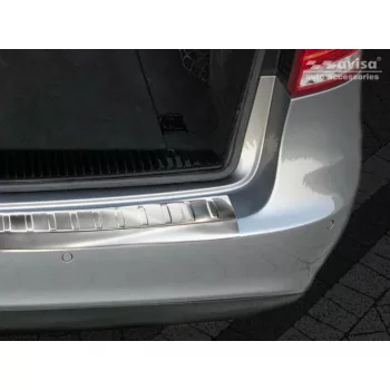   Avisa ezüst szatén acél lökhárítóvédő MERCEDES E Class W212 T-Model 2013-2015, FL2015-2016