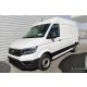 Avisa lökhárítóvédő (longer version) VOLKSWAGEN CRAFTER II 2017->acél ezüst szatén