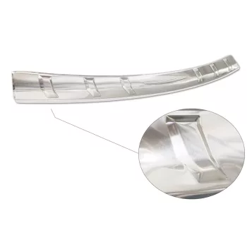   Avisa ezüst szatén acél lökhárítóvédő FORD MUSTANG VI coupe/GT 2015-2017, FL2017->