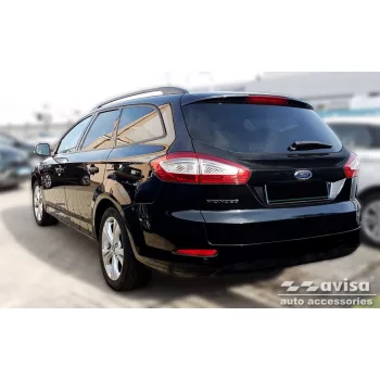   Avisa ezüst szatén acél lökhárítóvédő FORD MONDEO IV MK4 turnier FL2010-2014