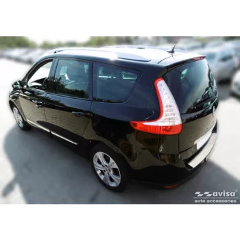   Avisa ezüst szatén acél lökhárítóvédő RENAULT GRAND SCENIC III minivan 2009-2013, FL2013-2016