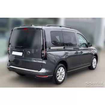   Avisa ezüst szatén acél lökhárítóvédő VOLKSWAGEN CADDY V (SB) 2020->, VOLKSWAGEN CADDY CARGO V (SB) furgon 2020->