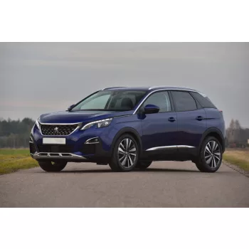   Avisa ezüst szatén acél lökhárítóvédő PEUGEOT 3008 II crossover 2016-2020 Fl.2021-2023