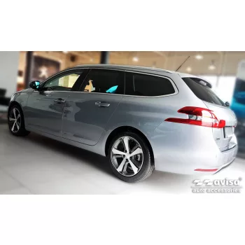   Avisa ezüst szatén acél lökhárítóvédő PEUGEOT 308 II SW combi 2013-2017, FL2017-2021