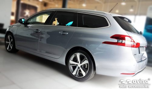 Avisa lökhárítóvédő PEUGEOT 308 II SW combi 2013-2017, FL2017-2021 acel ezüst szaten