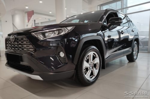 Avisa lábpihentető védő TOYOTA  RAV4 V generation /Hybrid 2018-> acél ezüst