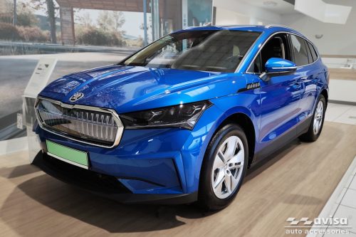 Avisa lábpihentető védő SKODA ENYAQ iV 2020->  acél ezüst