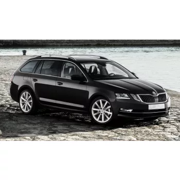   Avisa ezüst tüköracél lökhárítóvédő SKODA OCTAVIA III combi FL2016-2019