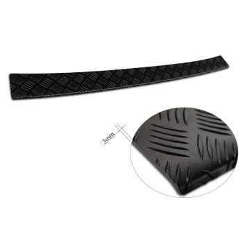   Avisa fekete matt 3 mm bordázott alumínium lökhárítóvédő VOLKSWAGEN TRANSPORTER T6, Caravelle T6 2015-2024