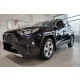 Avisa fekete matt 3 mm bordázott alumínium lökhárítóvédő TOYOTA RAV4 V generation/Hybrid 2018->