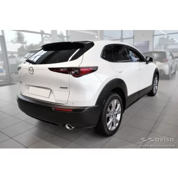   Avisa fekete matt acél lökhárítóvédő MAZDA CX-30 2019->