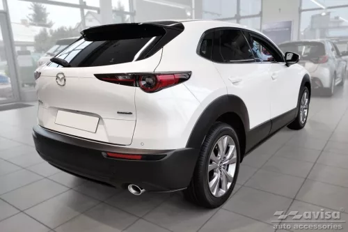 Avisa fekete matt acél lökhárítóvédő MAZDA CX-30 2019->