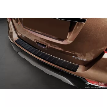   Avisa fekete matt acél lökhárítóvédő OPEL MOKKA X FL2016->