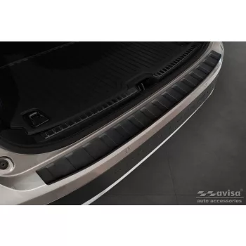   Avisa fekete matt acél lökhárítóvédő VOLVO V90 combi 2016->, VOLVO V90 Cross Country 2016->