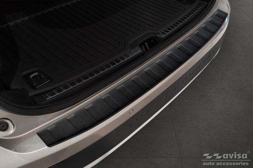 Avisa fekete matt acél lökhárítóvédő VOLVO V90 combi 2016->, VOLVO V90 Cross Country 2016->
