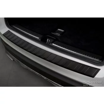   Avisa fekete matt acél lökhárítóvédő MERCEDES GLC (X253) 5D/Hybrid 2015-2019, FL2019-2022