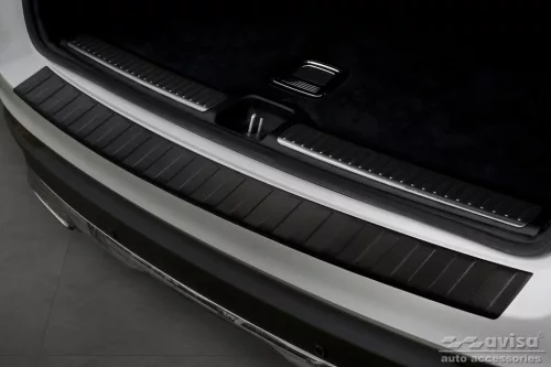 Avisa fekete matt acél lökhárítóvédő MERCEDES GLC (X253) 5D/Hybrid 2015-2019, FL2019-2022