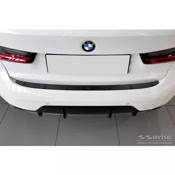   Avisa fekete matt acél lökhárítóvédő BMW 3 G20 limousine M-Pakiet 2018->2022