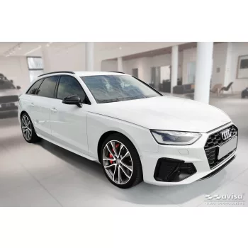   Avisa fekete matt acél lökhárítóvédő AUDI A4 B9 Avant/S-line 2015-2019, FL2019->, AUDI S4 Avant 2015-2019, FL.2019->
