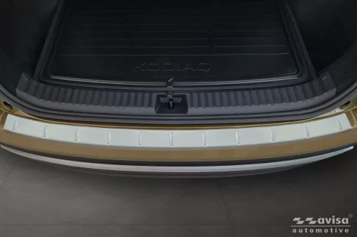 Avisa selyem ezüst acél lökhárítóvédő SKODA KODIAQ II 2024->