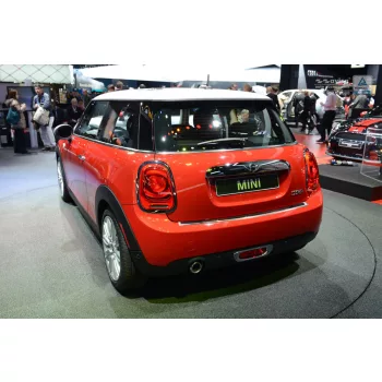  Avisa tüköracél, piros-fekete karbon acél és karbon lökhárítóvédő MINI COOPER III 07.2014->