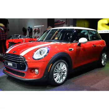   Avisa fekete acél, piros-fekete karbon acél és karbon lökhárítóvédő MINI COOPER III 07.2014->