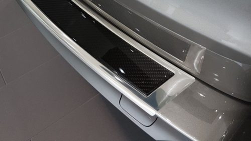 Avisa lökhárítóvédő BMW X5 F15 2013->acél & carbon mintás ezüst fényes, fekete carbon mintás