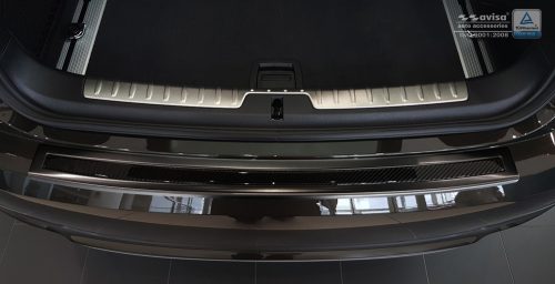 Avisa lökhárítóvédő BMW X6 II F16 2014-2019 acél & carbon mintás fekete acél, fekete carbon mintá