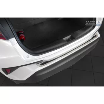   Avisa tüköracél, fekete karbon acél és karbon lökhárítóvédő TOYOTA C-HR crossover 2016-2019, FL2019->2023