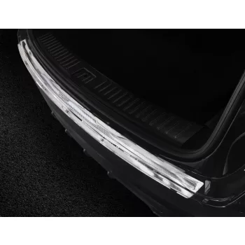   Avisa ezüst tükör, ezüst karbon acél és karbon lökhárítóvédő PORSCHE CAYENNE III (P0536) 2017 -2023 "Performance"