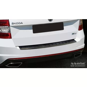   Avisa fekete acél lökhárítóvédő SKODA OCTAVIA III combi RS version 2013-2016, FL2016-2019